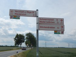 Region Hannover, Wegweiser auf der Kulturroute