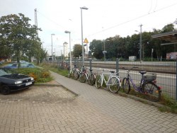Verden, Fahrradparken am Bahnhof
