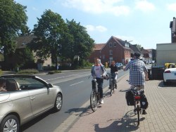 Radfahrer in Lingen
